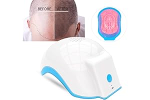 FILFEEL Hair Growth Helmet, Anti-Hair Loss Regrowth Treatment Alopecia Cap - Stimulates Hair Growth, Reverses Thinning, Regrows Hair (UK Plug)