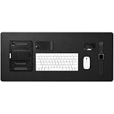 Spigen Regnum B&uuml;y&uuml;k Boy 90x40cm Mouse Pad Vegan Deri LD302 Siyah - APP04762 (Spigen TR Garantili)
