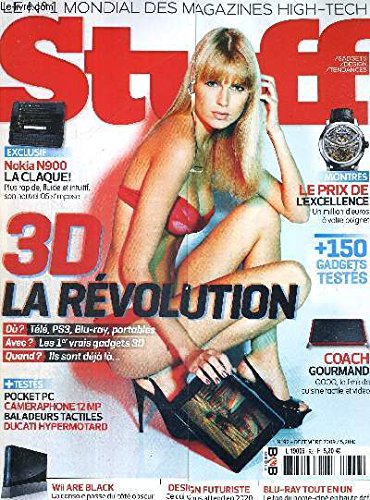 Download STUFF - N°92 - DECEMBRE 2009 / Nokia N900, plus rapide, fluide et intuitif / montres, le prix de l'excellence / +150 gadgets testés / 3D la révolution / Coach gourmand, QOOQ, le livre de cuisine tacti Download STUFF - N°92 - DECEMBRE 2009 / Nokia N900, plus rapide, fluide et intuitif / montres, le prix de l'excellence / +150 gadgets testés / 3D la révolution / Coach gourmand, QOOQ, le livre de cuisine tacti