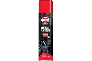 Carplan Auto Pratic Nettoyant Plastiques Agrumes, 400 ML, Black