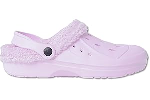 THE ESSENTIALS WARDROBE Ladies Clogs Fleece Lined Adults Warm Cosy Clogs Sandals Slippers Slip On Mules