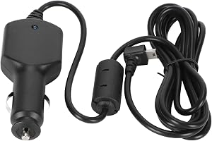 GPS Car Charger Cable 10W 5V 2A Zumo 220 350LM | USB-nätadapter, billaddare, 5 V 2 A utgång, 10 W effekt, reservkabel för Garmin Navi Zumo 220 350 LM