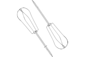 GOSKNOR 2 Stück Aufsätze für Handmixer, Edelstahl Schneebesen-Aufsatz für Handmixer für CHM-Serie Stabmixer CHM-BTR