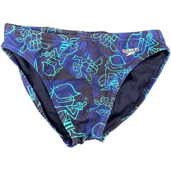 Speedo Neon Allover Slip Uomo 5cm - Costume Nuoto Competizione | Resistente Al Cloro - Foto 11