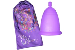 MELUNA Me Luna Coupe menstruelle Classic, boule, Violet, Taille L