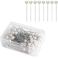 Ashata aiguilles à piquer droites 480pcs épingles à tête de perle aiguilles à courtepointe Ashata aiguilles à piquer droites 480pcs épingles à tête de perle aiguilles à courtepointe