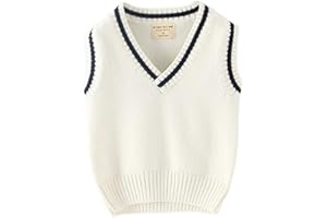 Verve Jelly BéBé GarçOns pour Filles en Tricot sans Manches Col Gilet Pull V Ans