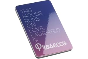 STANDS OUT, SUPPLYING OUTSTANDING GIFTS This House Runs On Love Laughter And Prosecco Funny Quote Novelty Magnet