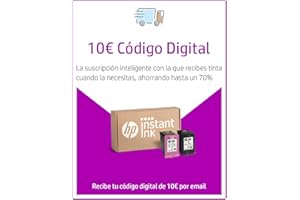 HP Instant Ink código de prepago de 10€
