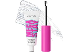 Wet n Wild Mega Stay Extreme Hold Brow Gel, Genomskinlig Flingfri Finish, Långvarig Upp Till 16 Timmer, Lätt Formel, Enkel Ap