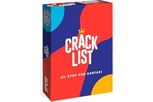 MAGICBOX CRACK LIST | Juego de Cartas Divertido | Regalo Original de Navidad | Juego de Mesa Familiar y para Adultos Tipo “Stop” | 2-8 Jugadores | +10 Años I Español