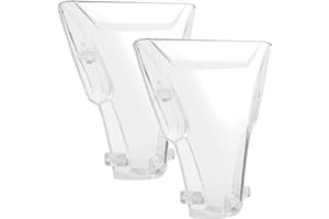 Oewnvmd 2 Stück transparenter Deckel für Puzzi 10/1 10/2 8/1 Handwerkzeug für Füllung, Ersatzteilnummern: 4.130-001.0