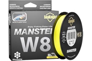 SeaKnight W8 II 8 Strands Braided Lines 150M/300M/500M Smooth PE Braid Multifilament Carp Fishing Lines Saltwater for Sea Fishing 15-100LB