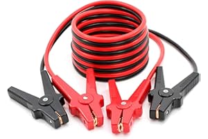 HAFIX® Starterkabel, Starthilfekabel für alle Fahrzeuge mit 12V - 24Volt Batterien mit einem Diesel- oder Benzinmotor die Starthilfe bei Einer Panne brauchen. Stärke 25 mm² Länge 3,5m.
