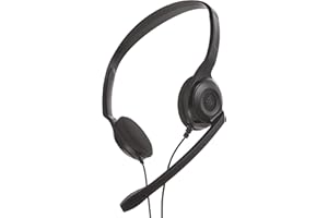 SENNHEISER EPOS PC 3 Chat - Langlebiges On-Ear Headset PC, Kopfhörer mit Kabel, Rauschunterdrückendes Mikrofon, Einfach zu Verbinden, Stereosound, Für Online-Anrufe, -Unterricht, 2 x 3,5-MM-buchsen Schwarz