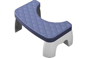 REHMANNIAE Tabouret De Toilette Physiologique | Marche Pied Toilette pour Adultes Et Enfant | Marche Pied WC pour Adulte | Repose Pied en PP Matériel pour Adopter La Position Squatty AntiConstipation
