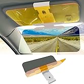 Mahi impex Car Sun Visor Two-Sided Anti-Glare Visor 2 in 1 – Automobile Sun Anti-UV Anti-Dazzle High Definition Sunshade Mirr