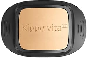 Kippy - Kippy VITA S+ - GPS e Activity Tracker per Cane - Localizzatore per Animali con GPS Tracker - Tabacco e Nero