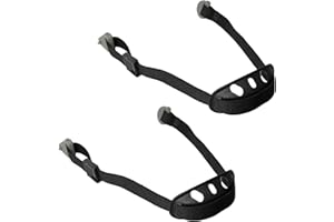 XCSJ 2 Pcs Cinturino Sottogola Universale Per Elmetto - Protezione Per Mento, Sicurezza e Fissaggio - Cordino Per Sostituzione