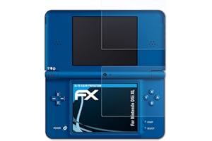 atFoliX Film Protection d'écran compatible avec Nintendo DSi XL Protecteur d'écran, ultra-clair FX Écran protecteur (Set de 3)