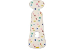 Aeromoov - Baby Seat Cover Air Layer - Insert for Car Seat or Pram - Group 1 - Anti-sweat Summer Cover - Organic Cotton - Funny Shapes