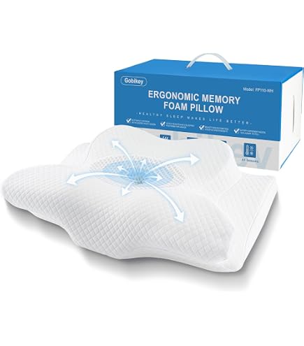 RUGUIES BAMBOO-Cuscino per Bambino in Memory Foam-1-10 Anni-Taglia XL (58x32x5cm)-Rivestimento in Cotone organico di Bambù, Lavabile e Traspirante-OEKO TEX-Per letto o lettino-Borsa da Viaggio Inclusa