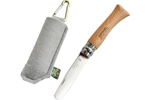 HABA Terra Kids Opinel Taschenmesser - robustes & handliches Schnitzmesser Set für Kinder ab 6 Jahren - Bastelwerkzeug, Kinde