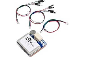 Geekstory Módulo receptor GPS DY-180TTL Dual Glonass Módulo de navegación GPS Nivel TTL 9600bps con antena GPS para aviones Arduino FPV, reemplaza BN-180 GPS