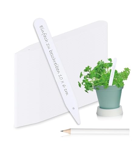 Etichette Piante 100pz Con Pennarello - Segnalini Per Orto Giardino E Semenzai - Foto 8