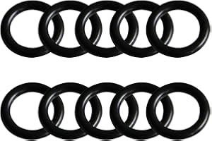 MACHSWON O-Ringe aus Nitrilkautschuk, 25 mm Außendurchmesser, 20 mm Innendurchmesser, 2,5 mm Breite, metrische Dichtungsringe, O-Ring-Dichtung, O-Ringe, Dichtungsösen, Schwarz, 50 Stück