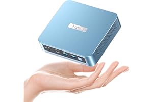 ‎TRYCOO Trycoo WI-6 Mini PC 16 GB RAM 512 GB M.2 SSD, Intel 12. Generation N95 (bis zu 3,4 GHz) Mini Computer, 4K Mini Desktop PC Win 11 Pro, Gigabit-Ethernet/WiFi/BT/2* HDMI/USB-C, für Alltag Verwende