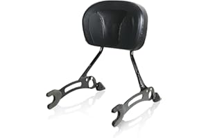 SWESGI Sissy Bar for Indian Challenger Chief Chieftain Indian Pursuit Springfield Roadmaster Vintage 2014-2023, Quick Release Passenger Backrest Pad 17 inches (Black)