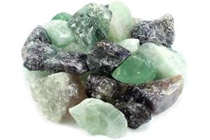 Budawi® Fluorit Chips Rohsteine Edelsteine Dekosteine Brunnensteine Wassersteine 1 kg