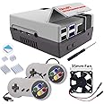 DVOZVO Retro Gaming Nes4Pi Case with USB Wired Game Controllers for ...