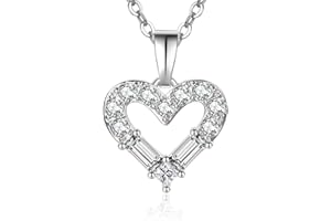 BMMYE Mother Daughter Necklace for Mum Mother's Day Gifts Sterling Silver Love Heart Pendant for Women Daughter Gifts from Mum