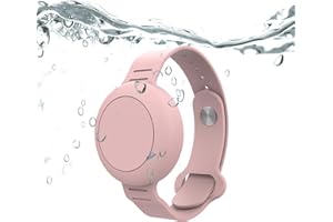 Dingfeiyu Airtag bransoletka dla dzieci, wodoodporna, miękka silikonowa osłona na nadgarstek Airtag, lekki uchwyt, pasek do zegarka Apple AirTag, dla malucha