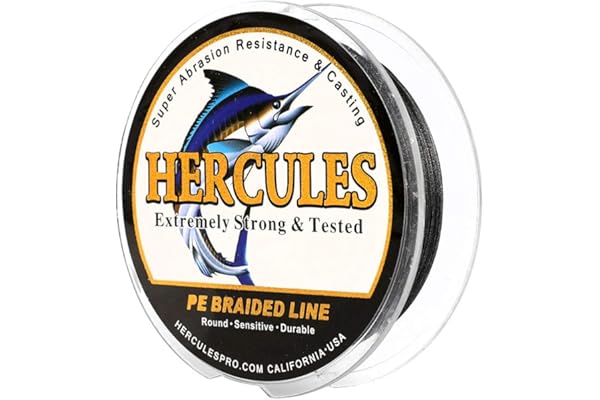 Hercules Sedal Trenzado de 8 Hilos, 100-2000 m, 10-300 LB, Súper Suave, Polietileno, Multifilamento Hilo Trenzado de Pescar en el mar y en el Agua
