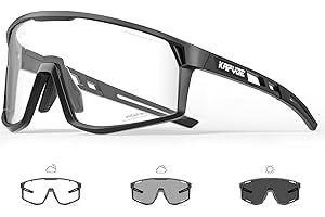 KAPVOE Fotocromatici Occhiali Da Ciclismo Uomo Donne TR90 Occhiali Da Sole Sportivi Anti-UV 400 Chiaro Occhiali MTB Bicicletta Accessori Che Corrono Corsa Guida Occhiali Bici K180