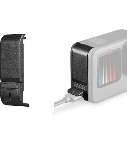 Coperchio Laterale Per GoPro Hero 8 – Sostituzione Porta USB Con Apertura Per Ricarica, In Polimero Rinforzato, Non Impermeabile