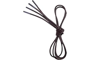 VSUDO Woskowane Okrągłe Szurówki 2.5mm – Cienkie Sznurowadła do Butów Oxford, Brogue, Derby, Blucher i Desert Boots