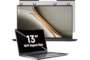 MAMOL Magnetic Laptop Privacy Screen 13.3 inch for 16:9 Computer Monitor, 13" Removable Anti Blue Light Glare Filter Shield Compatible with Lenovo Hp Dell Acer Asus Thinkpad Envy Xps