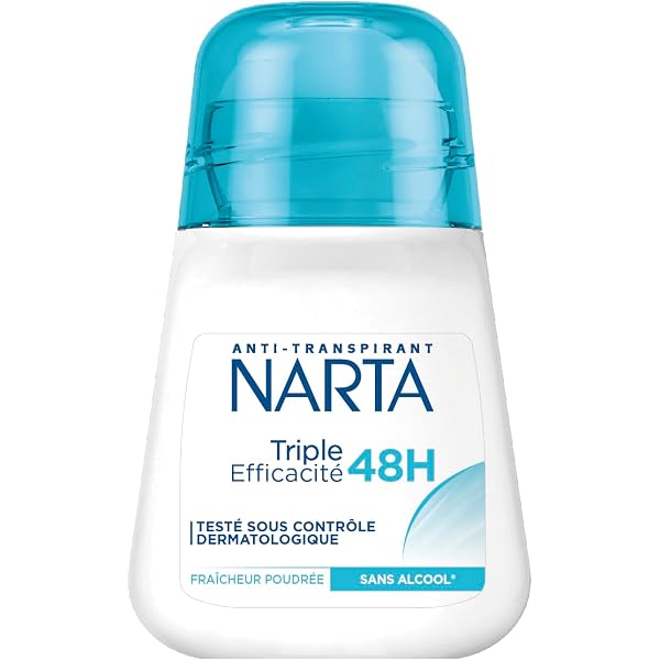 Narta Impeccable Deo Roll-On – 48h Schutz Gegen Schweiß & Flecken – Schont Weiße & Schwarze Kleidung