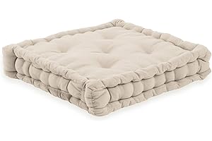 Galileo Casa 5900207 Cuscino Materasso 40x40x8cm 1150gr Ecru, Bianco, 1 unità (Confezione da 1)