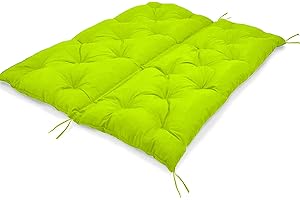YANMAN Ultra Thick Garden Swing Hammock Seat Bench Cushion 2 3 Seater Pad Canopy Outdoor Patio Furniture Cushion Soft Touch & Comfortable,150x100x8cm