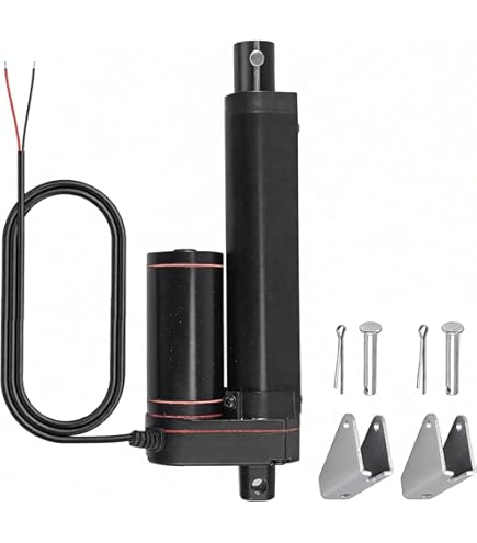 Attuatore Lineare 6000N 230mm – 60W 220V Con Alimentatore, Corsa 230mm, IP44, Silenzioso ≤50dB, Ideale Per Letti Elettrici, Apriporta E Sistemi Di Automazione