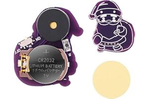 BTFO Cricket Noise Maker, Santa Claus Style Annoying Noise Machine Cricket Noise Items with 16 Sounds Noise Beeping Maker Hidden Cricket Noise Stuff for Home School Party (Purple)