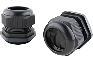 Seki Lot de 10 Presse-étoupes M63 37-44 mm - Étanche IP67 - Noir (RAL9005) - Convient également pour PG48