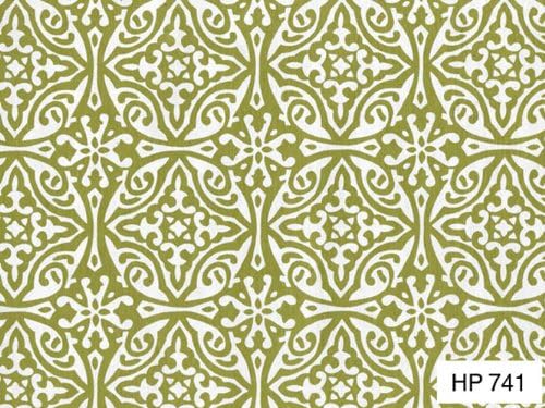 Handmade Paper White Design On Sage 22X30