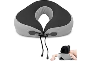 TYBYBB Poduszka do masażu głowy, zagłówek do masażu, regulowana poduszka na twarz w kształcie litery U, do łóżka, salonu, spa, łóżka do masażu