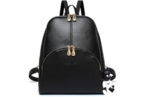DEERWORD Femme Sac a Dos Sacs à Main Portés Bandouliere Feminin Ados Original PU Cuir 3020 1pc Ensemble